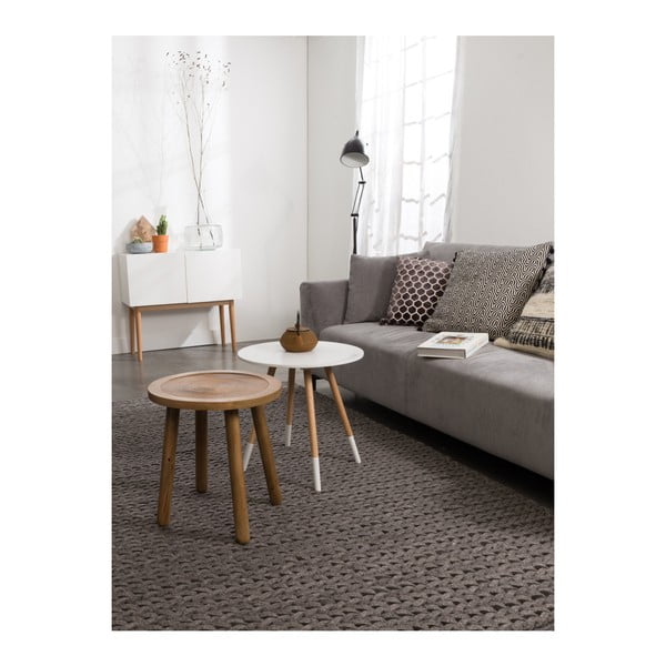 Măsuță auxiliară din lemn de mango Zuiver Dendron, ø 43 cm-image-1