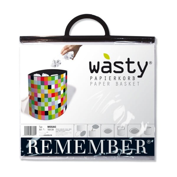Coș pentru hârtii Remember Mosaic-image-2