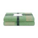 Prosoape de baie verde-deschis 2 buc. din bumbac din frotir Allium – Restilo