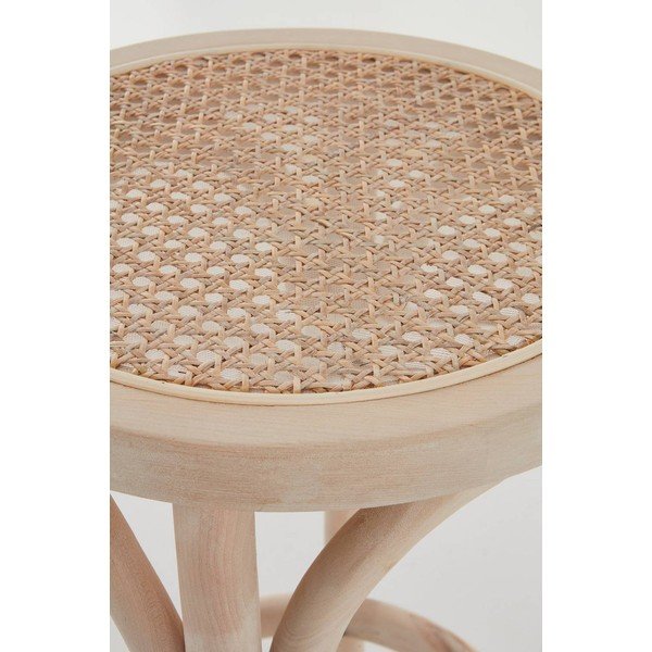 Set de scaune de bar în culoare naturală 2 buc. din ratan (înălțime șezut 65,5 cm) Koster – Jotex-image-3