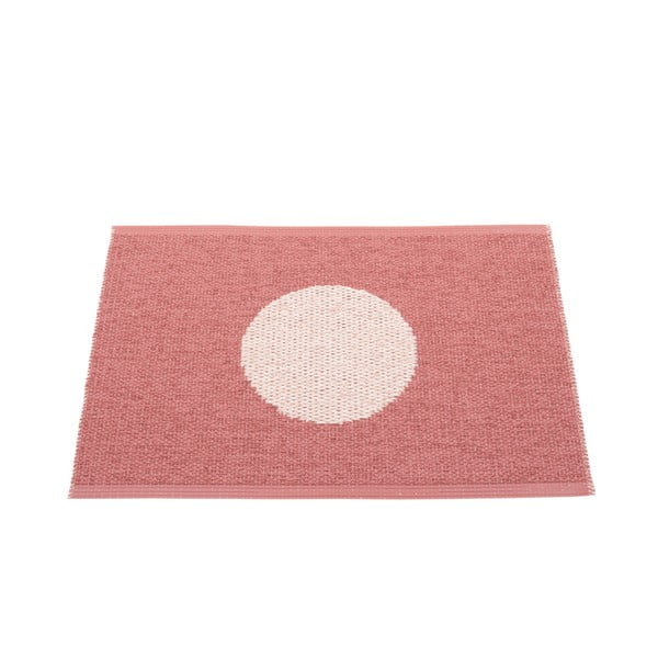 Covor pentru exterior și interior roșu deschis 70x50 cm Vera Pop Blush – Pappelina