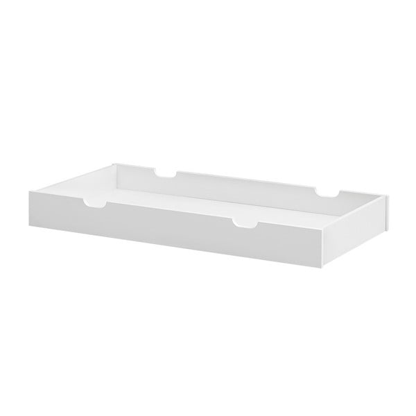 Sertar alb pentru sub pat de copii  60x120 cm - Pinio