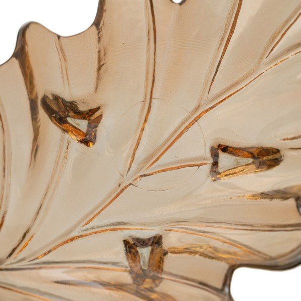 Tavă decorativă din sticlă 19,5x35 cm Leaf – Ixia-image-4