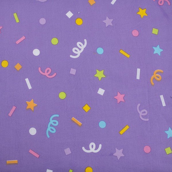 Lenjerie de pat pentru copii din bumbac pentru pat de o persoană 140x200 cm Gabby's Dollhouse "Confetti" – Jerry Fabrics-image-4