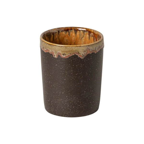 Suport pentru periuța de dinți maro din gresie ceramică Poterie Bath – Casafina