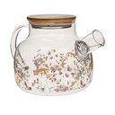 Ceainic din sticlă 1 l Flowers – Dakls