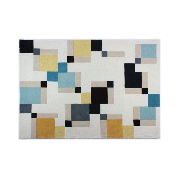 Covor din lână Flair Rugs Illusion Abstract, 80 x 150 cm-image-1