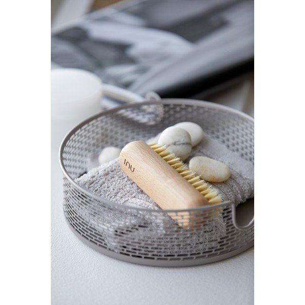 Coș de depozitare din metal Zone Inu, ø 20 cm, gri-image-2