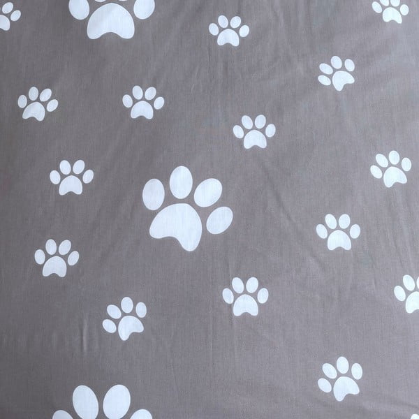 Lenjerie de pat pentru copii albă-gri din bumbac pentru pat de o persoană 140x200 cm Kitten "Grey" – Jerry Fabrics-image-4