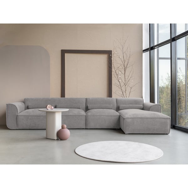 Colțar gri deschis (cu colț pe partea dreaptă) Flex Felix – Miuform-image-1