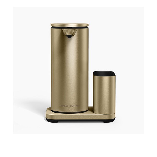 Suport pentru accesorii de spălat auriu mat automat din metal – simplehuman-image-3