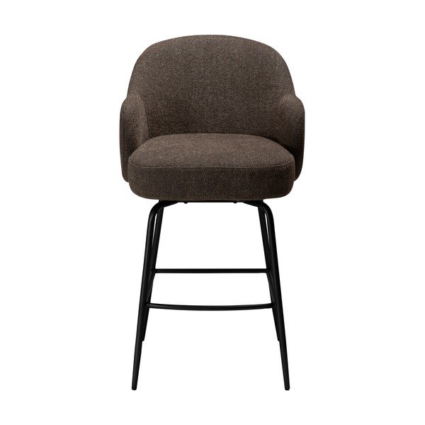 Scaun de bar maro rotativ (înălțime șezut 70 cm) Bae – DAN-FORM Denmark-image-2