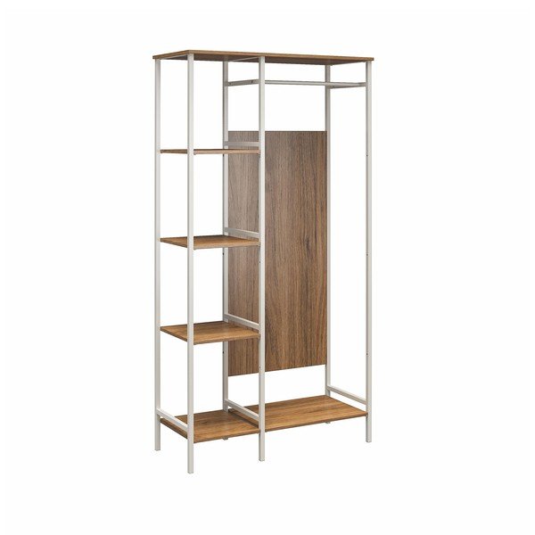 Dulap cu aspect de nuc 95x180 cm Modine - Støraa-image-3
