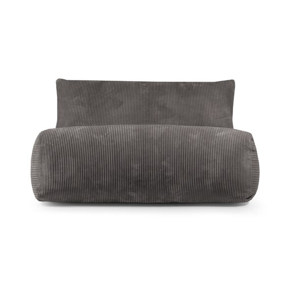 Fotoliu bean bag galben muștar cu tapițerie din catifea reiată Sofa Seat Lounge – SLOWDOWN-image-2