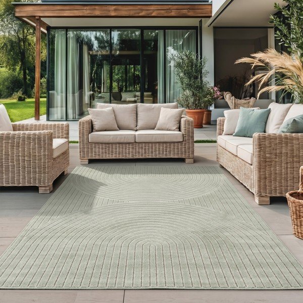 Covor pentru exterior și interior verde 120x170 cm Nova 1201 – Ayyildiz Carpets-image-1