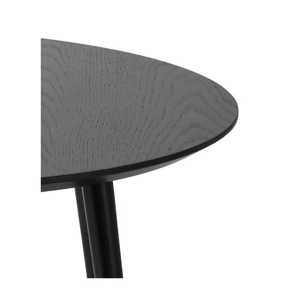 Măsuțe de cafea negre 2 buc. rotunde ø 88 cm Adda – Unique Furniture-image-2