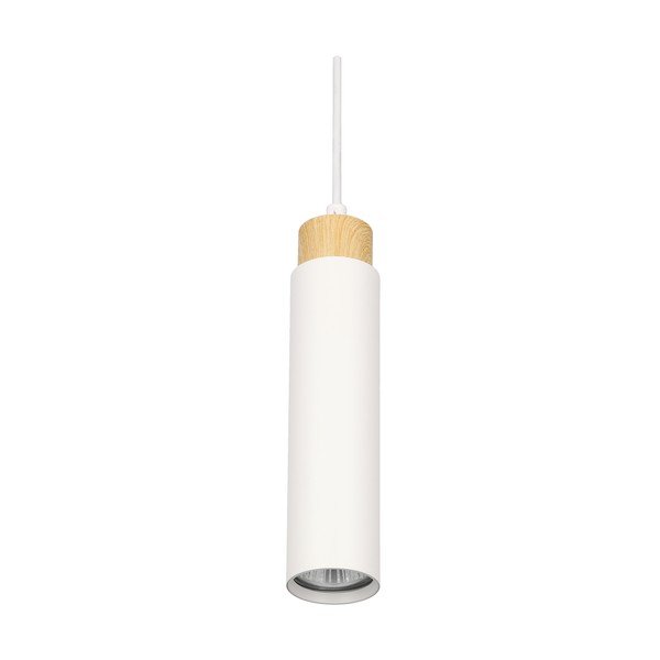 Lustră albă/în culoare naturală cu abajur din metal Claro – Candellux Lighting-image-3