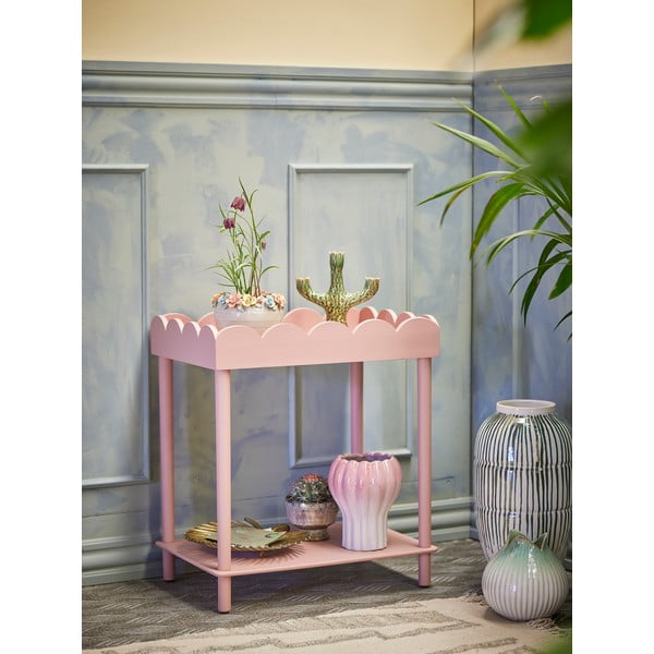 Masă consolă roz din lemn de pin 40x60 cm Isola – Bloomingville-image-1