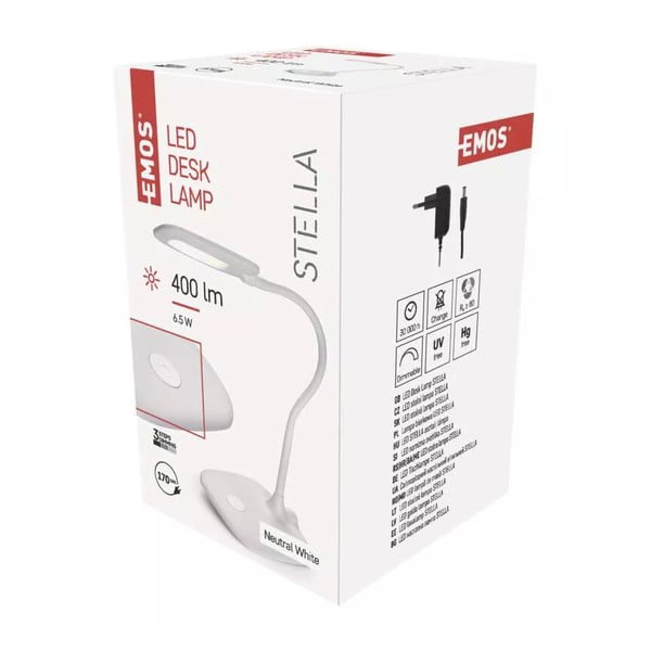 Veioză albă LED cu intensitate reglabilă (înălțime 55 cm) Stella – EMOS-image-2