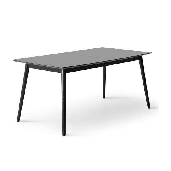 Masă de dining neagră/gri antracit extensibilă 90x165 cm Meza – Hammel Furniture