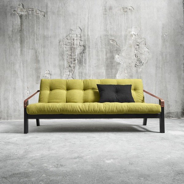  Canapea extensibilă Karup Poetry Black/Avocado Green/Dark Grey-image-2