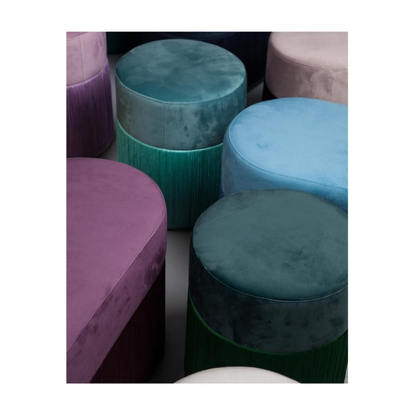 Puf cu husă din catifea Velvet Atelier L, mov-image-4