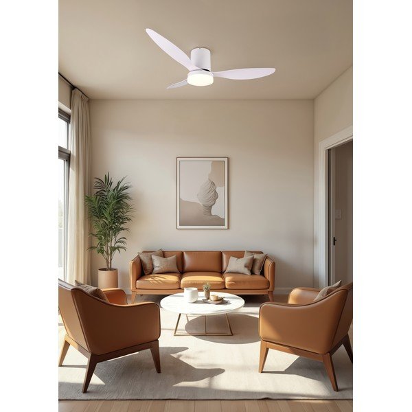 Plafonieră alb mat LED ø 132 cm Göteborg – Reality-image-1