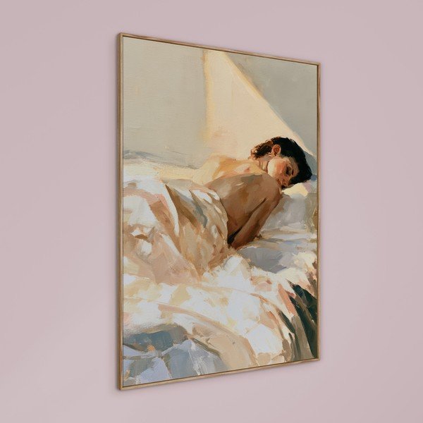 Tablou cu ramă/pe pânză imprimat 70x100 cm Dreamy Rays – Styler-image-2