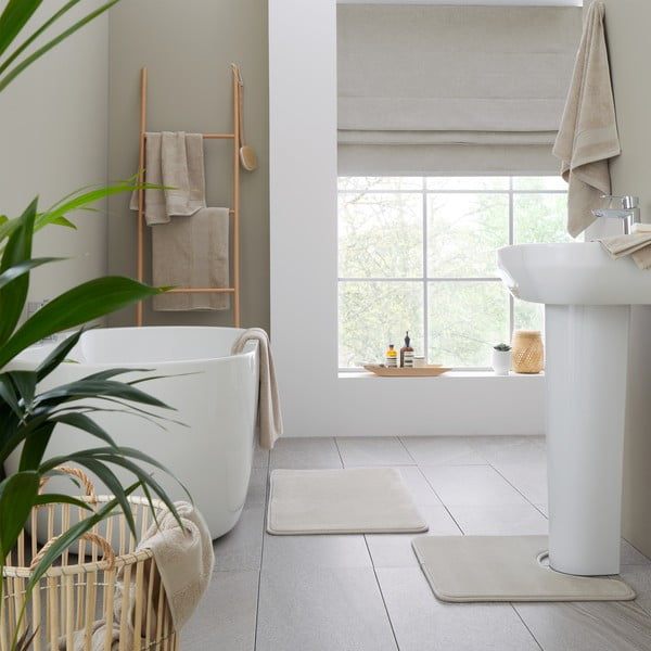 Prosop bej din bumbac din frotir 70x120 cm Anti-Bacterial – Catherine Lansfield-image-4