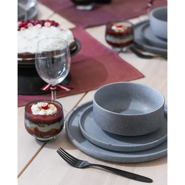 Serviciu de masă 18 buc. din gresie pentru 6 persoane Malia – Bonami Selection-image-1