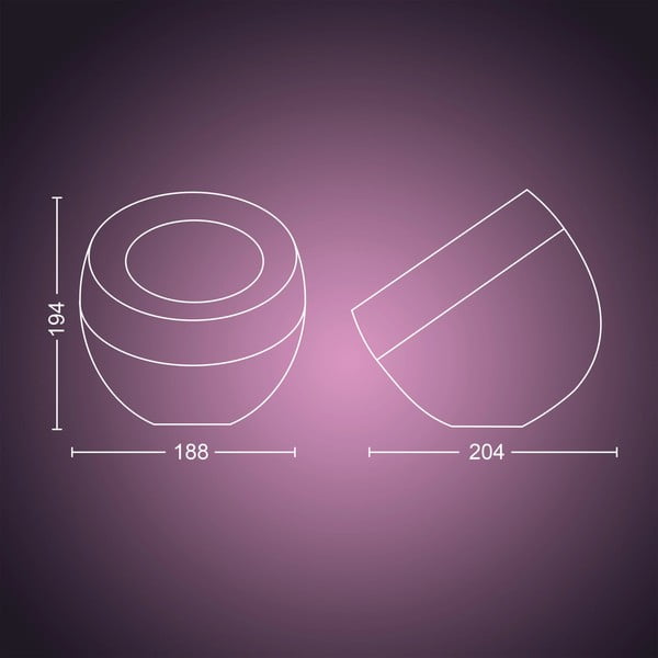 Veioză smart LED 8 W Iris – Philips Hue-image-1