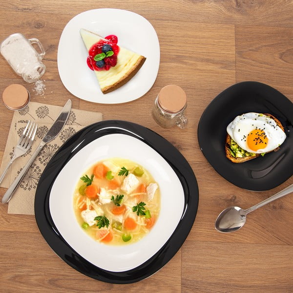 Serviciu de masă 18 buc. din sticlă LUNA – Orion-image-1