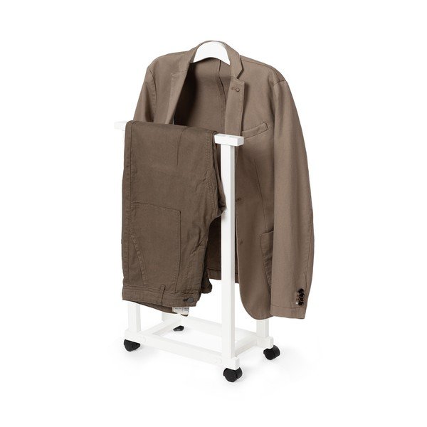 Valet de haine alb din bambus Alfred – Compactor-image-3