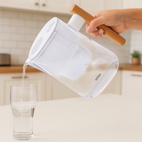 Cană pentru filtrarea apei din plastic Whiteline – Orion-image-1