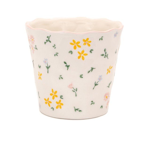 Ghiveci decorativ din gresie ø 11 cm Ditsy Floral – Sass & Belle