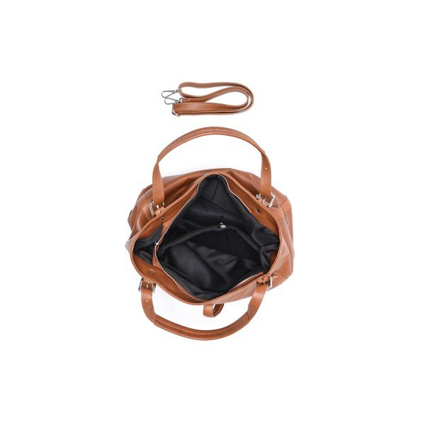 Poșetă din piele Isabella Rhea 2109 Cognac-image-3