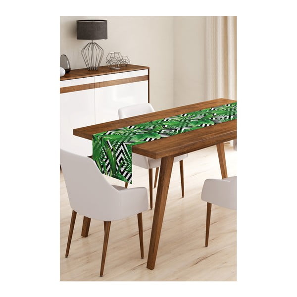 Napron din microfibră pentru masă Minimalist Cushion Covers Jungle, 45 x 145 cm