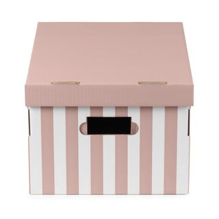 Cutie de depozitare roz Compactor, 40 x 21 cm
