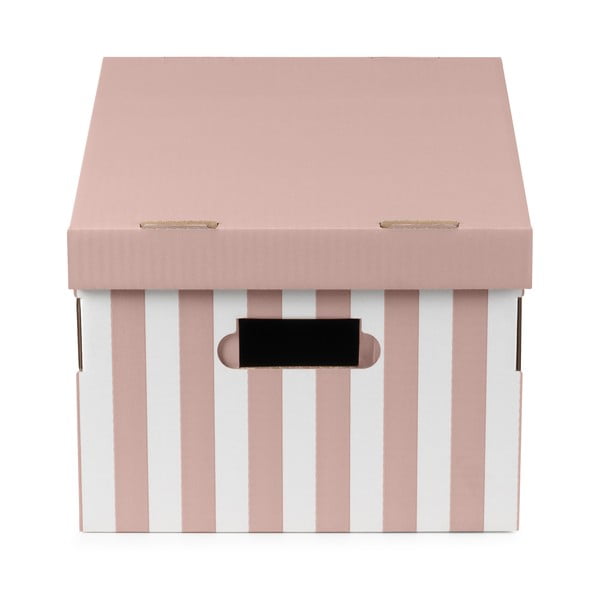 Cutie de depozitare roz Compactor, 40 x 21 cm