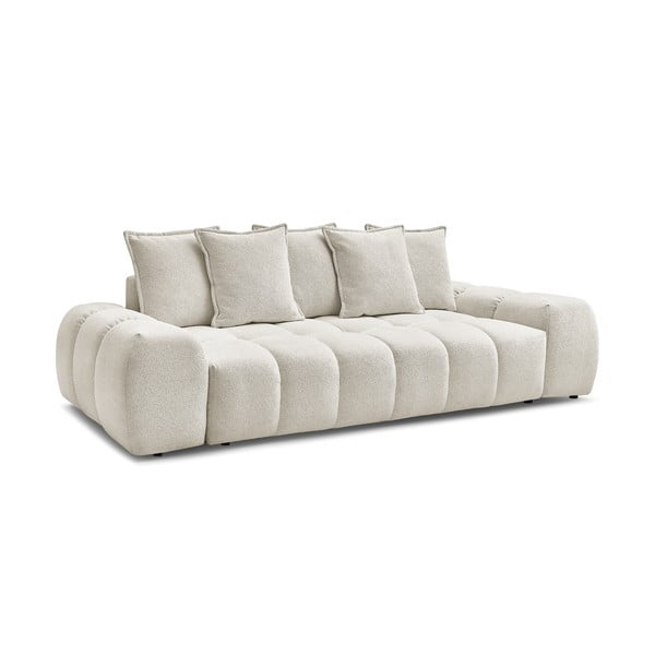 Canapea albă cu tapițerie din chenille 278 cm Everest – Bobochic Paris-image-3