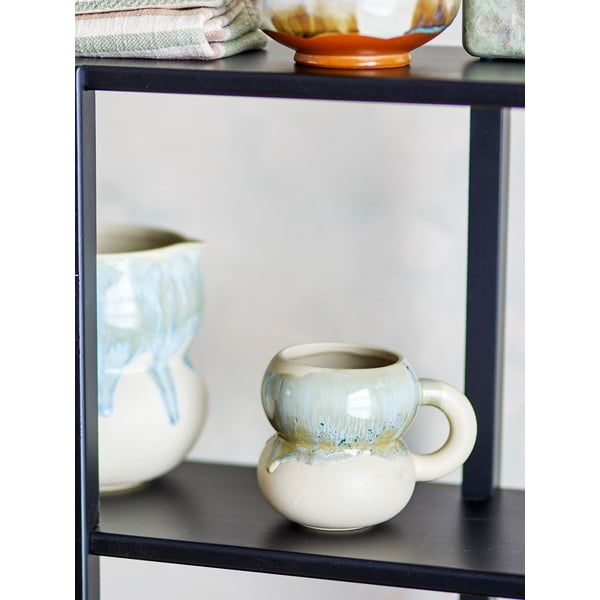 Căni albastre/crem 4 buc. din gresie 400 ml Luna – Bloomingville-image-2