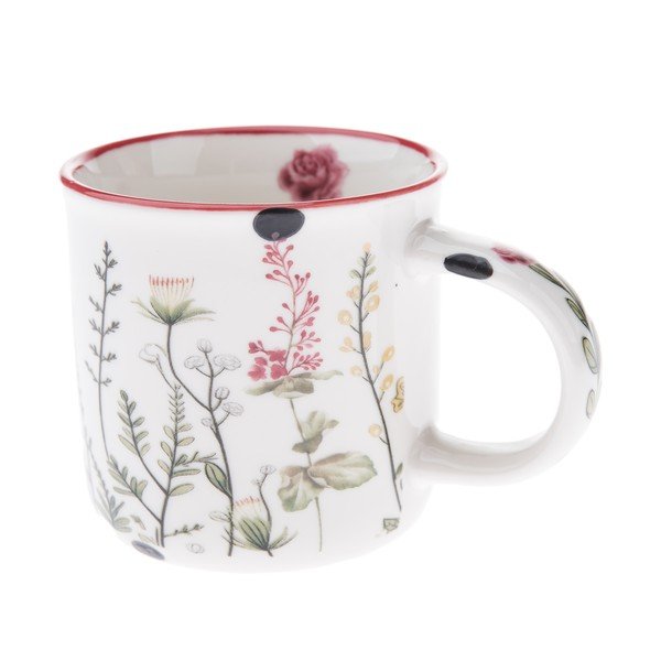 Cană albă din porțelan 230 ml – Dakls