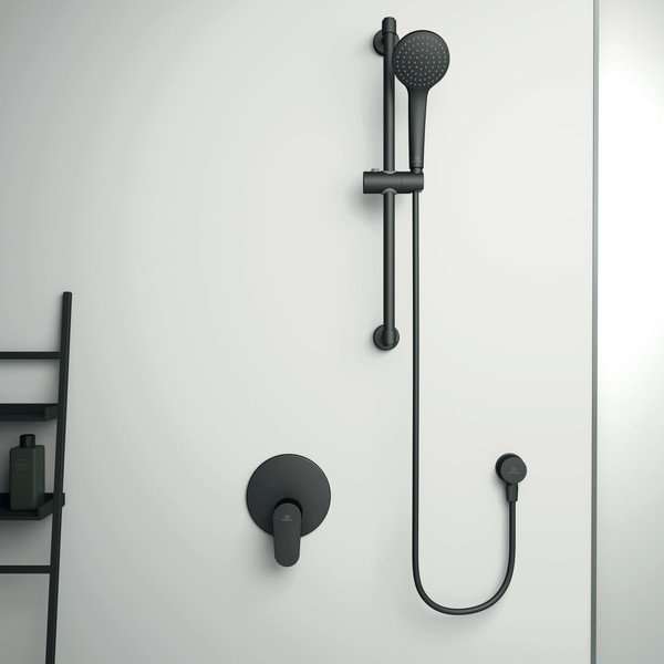Set de duș negru mat din metal Silk Black – Ideal Standard-image-1