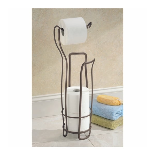 Suport pentru hârtie igienică în culoarea bronz din oțel Axis – iDesign-image-1