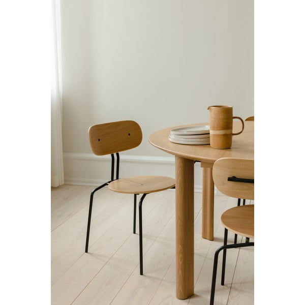 Scaun de dining auriu/maro deschis Curious – UMAGE-image-3