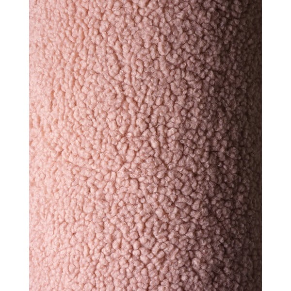 Pernă decorativă pentru copii roz din țesătură bouclé Teddy Pouch – Wigiwama-image-3