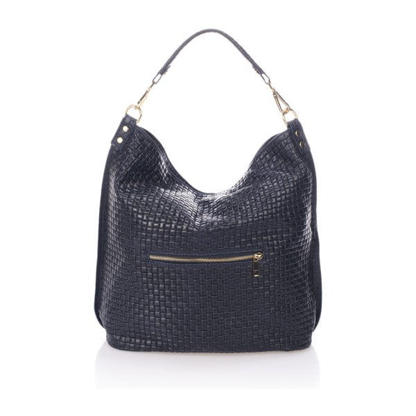 Geantă din piele Giorgio Costa Violina, albastru închis-image-1