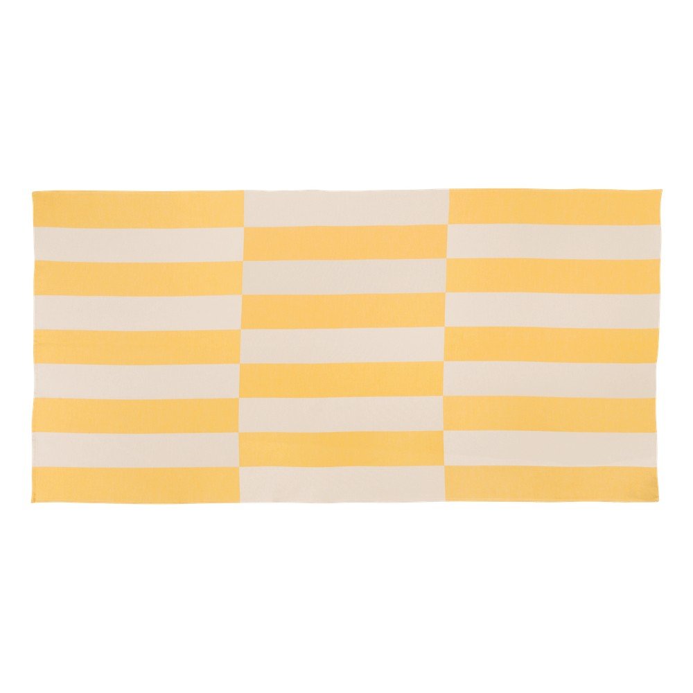Prosop de plajă galben din bumbac 100x160 cm Su – noo.ma