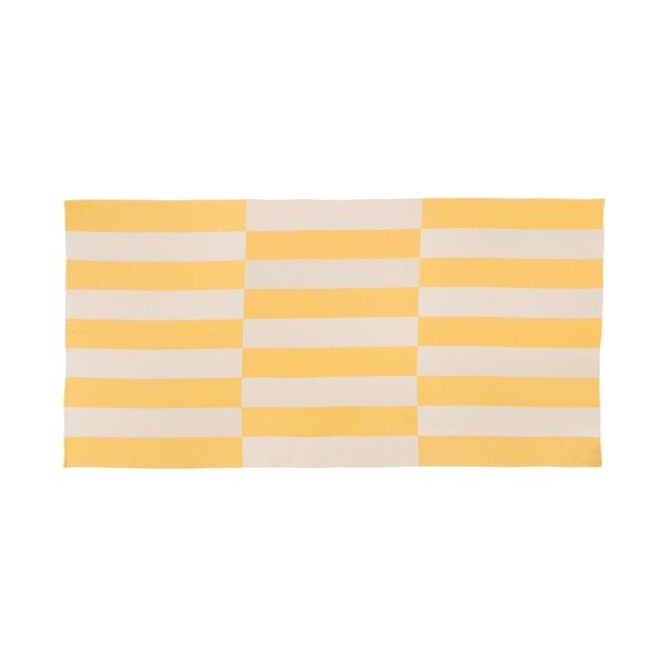 Prosop de plajă galben din bumbac 100x160 cm Su – noo.ma