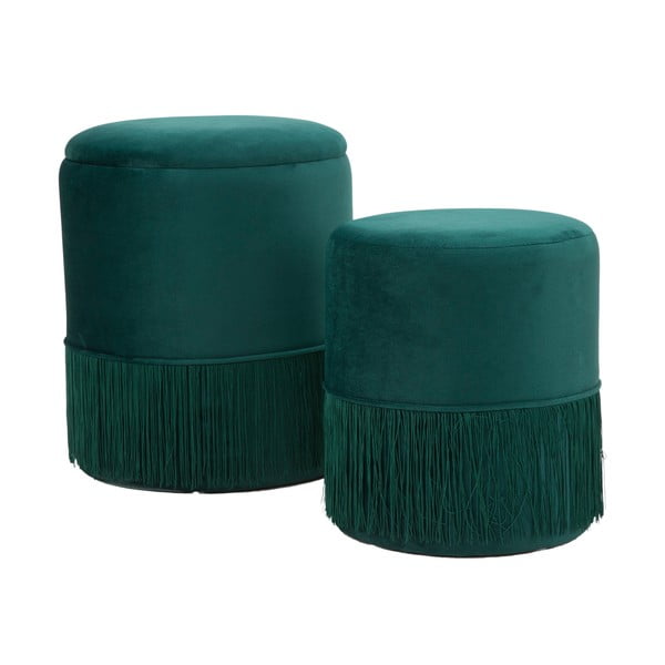 Set 2 taburete elegante Mauro Ferretti Constanzo, verde-image-3